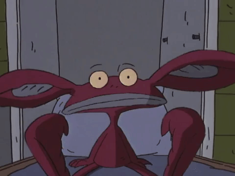 nickrewind giphydvr nicksplat aaahh real monsters giphyarm035 GIF