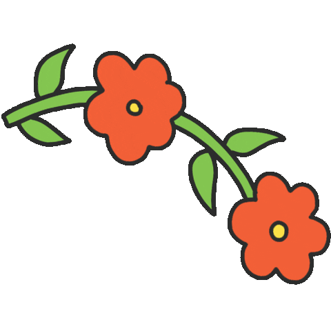 flower blossom Sticker by Martina Martian