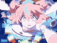 Sad Glitch GIF