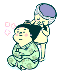 Sumo 相撲 Sticker by 学研の絵本