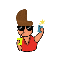 Art Cartoon Sticker