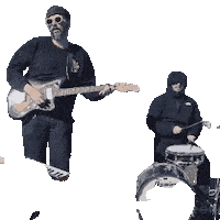 Rock Guitar Sticker