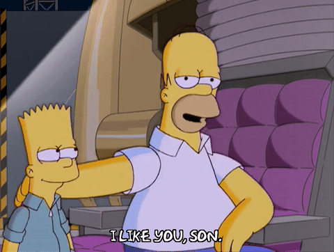 dia del padre los simpsons GIF