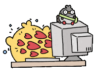 Work Hard I Love You Sticker by Kennysgifs