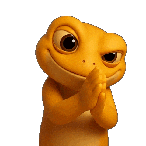 Hands Frog Sticker by Turbo Toad