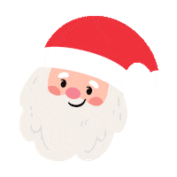 Christmas Santa Sticker by Beco Acessórios