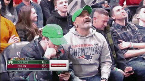 Patriots Celtics GIF by NBC Sports Boston