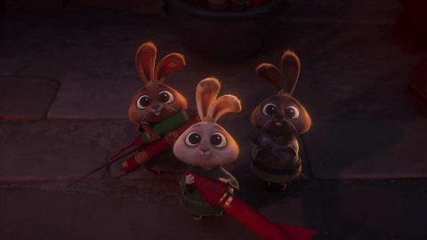 Mad Bunny GIF by Kung Fu Panda 4
