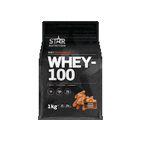 Salted Caramel Star Sticker by Gymgrossisten