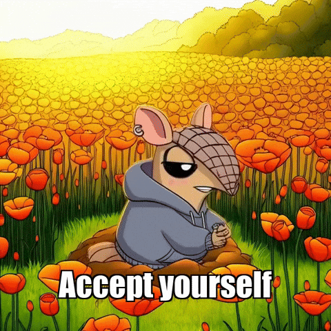 Self-Acceptance Love GIF by Chillo Dillo