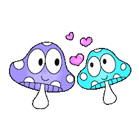 neon love Sticker by On Planet Weird
