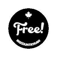 Free Sticker by Big Country Raw