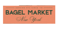 Nyc Bagels Sticker by Bagel Market