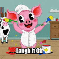 Wisdom Laugh It Off GIF by The Pigasso