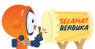 Mascot Eat Sticker by Jet Commerce