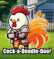 Countryside Cock-A-Doodle-Doo GIF by Zorooster