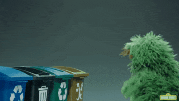 Reduce Oscar The Grouch GIF by Sesame Street