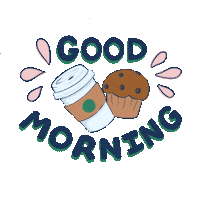 savannasteffens coffee good morning sparkle vegan Sticker