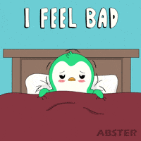 Sick Penguin GIF by Abster