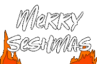Merry Christmas Drinking Sticker by harrietphillips