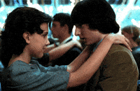 Mike Wheeler Snowball GIF