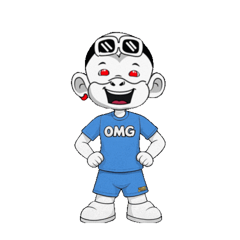 Surprised Face Wow Sticker by Zhot Shop