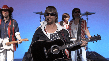American Flag Singing GIF by Hot Country Knights
