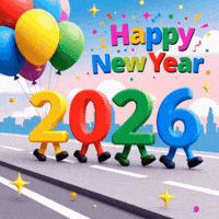 Happy New Year Gif For Whatsapp GIF by FirstCry Parenting