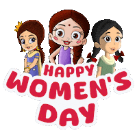 Women Empowerment Girl Power Sticker by Chhota Bheem