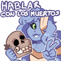 eduarson26-gif skull calavera muertos arisia Sticker