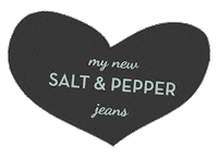 Heart Love Sticker by saltandpepperjeans
