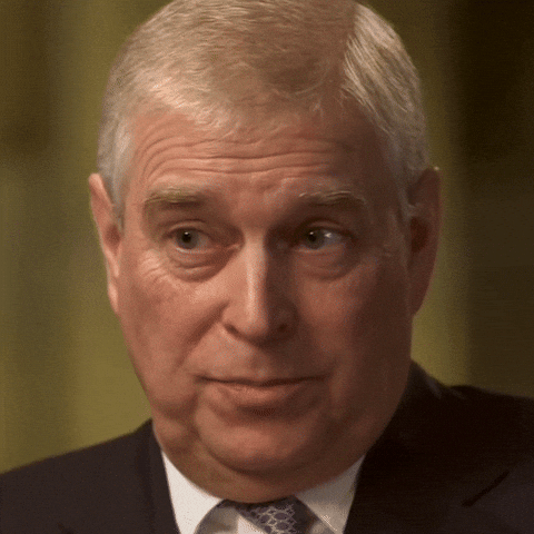 Prince Andrew Smirk GIF