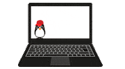 Ushuaiac penguin marketing app web Sticker