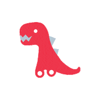 ICANREADINDONESIA fun character icon dinosaur Sticker