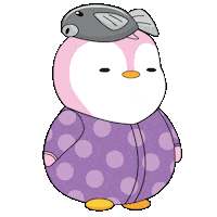Hungry Lets Eat Sticker by Pudgy Penguins
