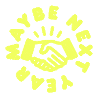 Maybe Next Year Wash Your Hands Sticker by Hello Merch