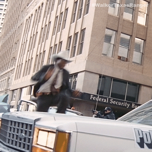 Jumping Walker Texas Ranger GIF by Sony Pictures Television