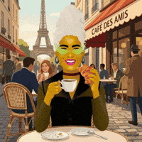 Drinking Coffee Wow GIF by World Of Women