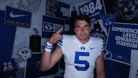 Byu Football GIF by BYU Cougars