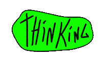 College Thinks Sticker by Marcel Katz / The Art Plug