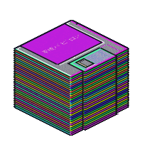 Amiga Disk Sticker by haydiroket