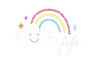 Arco Iris Cloud Sticker