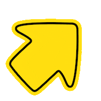 Arrow Pointing Sticker by Mr. President