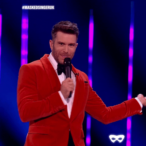 Joel Dommett Lightsaber GIF by The Masked Singer UK & The Masked Dancer UK