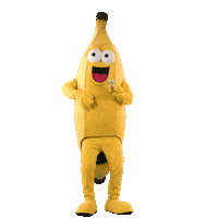 Fruchtalarm healthy banana banane hirschmeiermedia Sticker