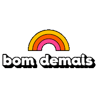 fomedavez rainbow arco iris bom demais fomedavez Sticker