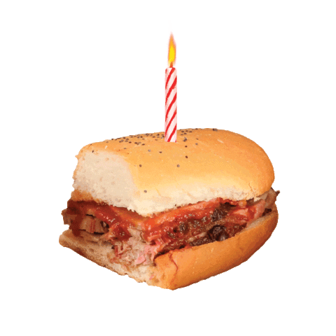 Happy Birthday Sticker by Bill Miller Bar-B-Q