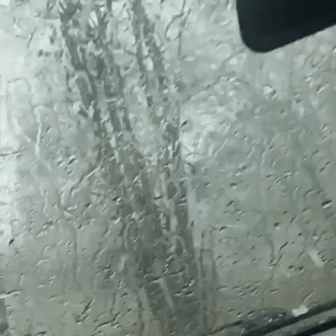 Severe Thunderstorms Bring Hail North of Atlanta
