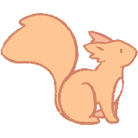 ChianasArt squirrel cute animal eichhörnchen chiana Sticker