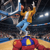Slam Dunk Basketball GIF by Jukebox Saints